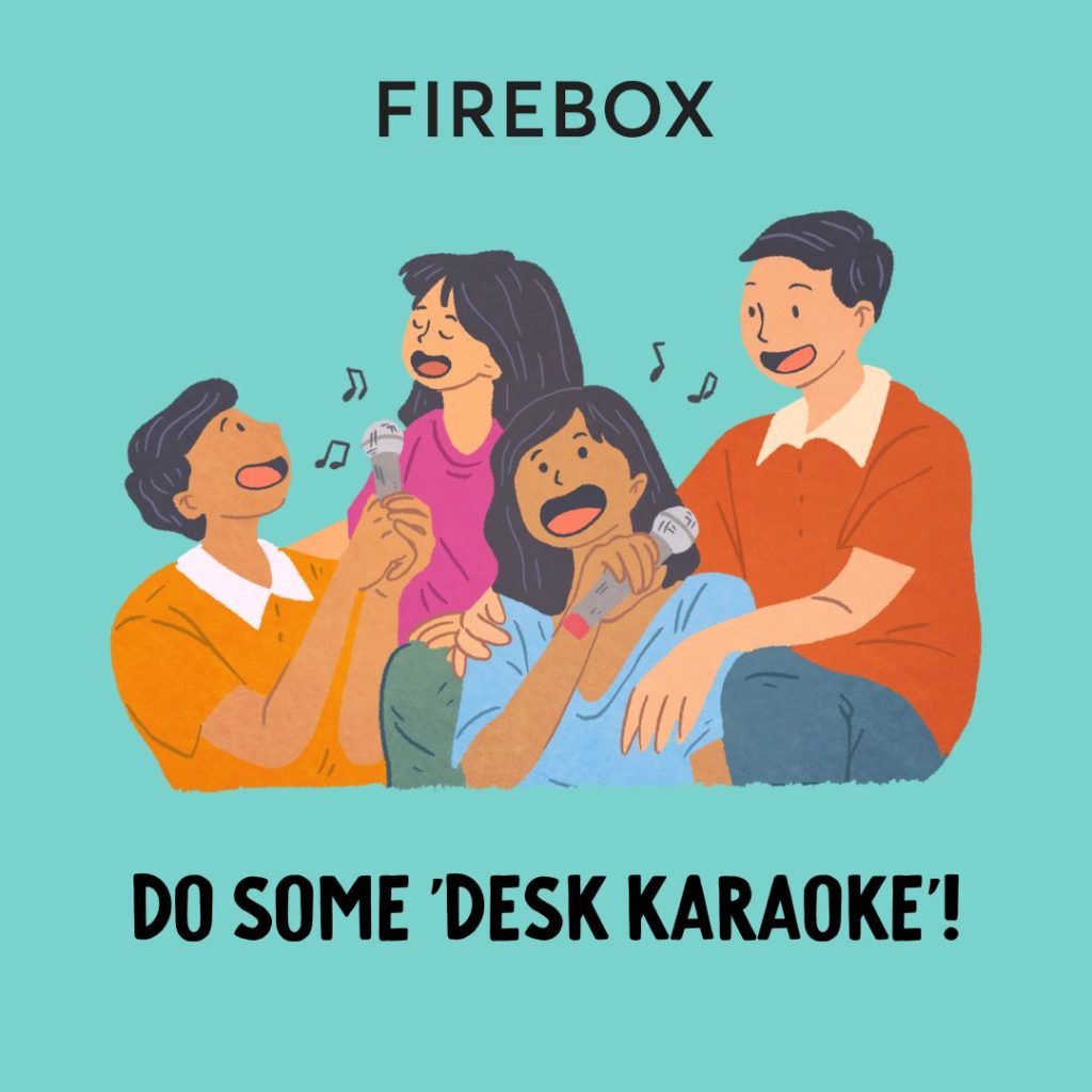International Goof Off Day - Desk karaoke