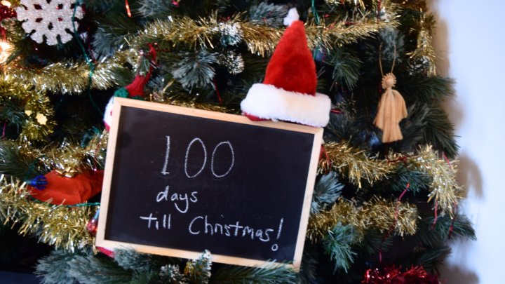 100 days until christmas