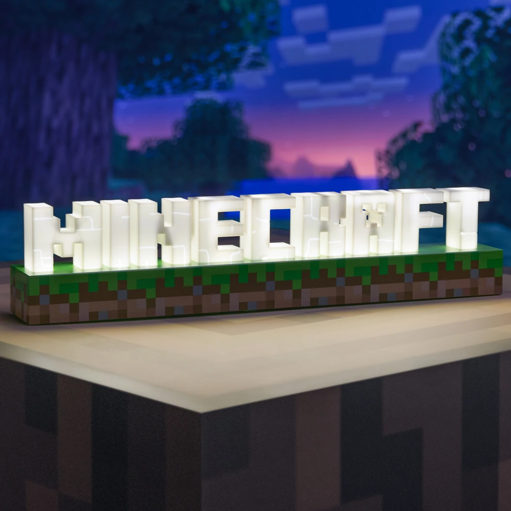 Lámpara Minecraft para mesa y pared