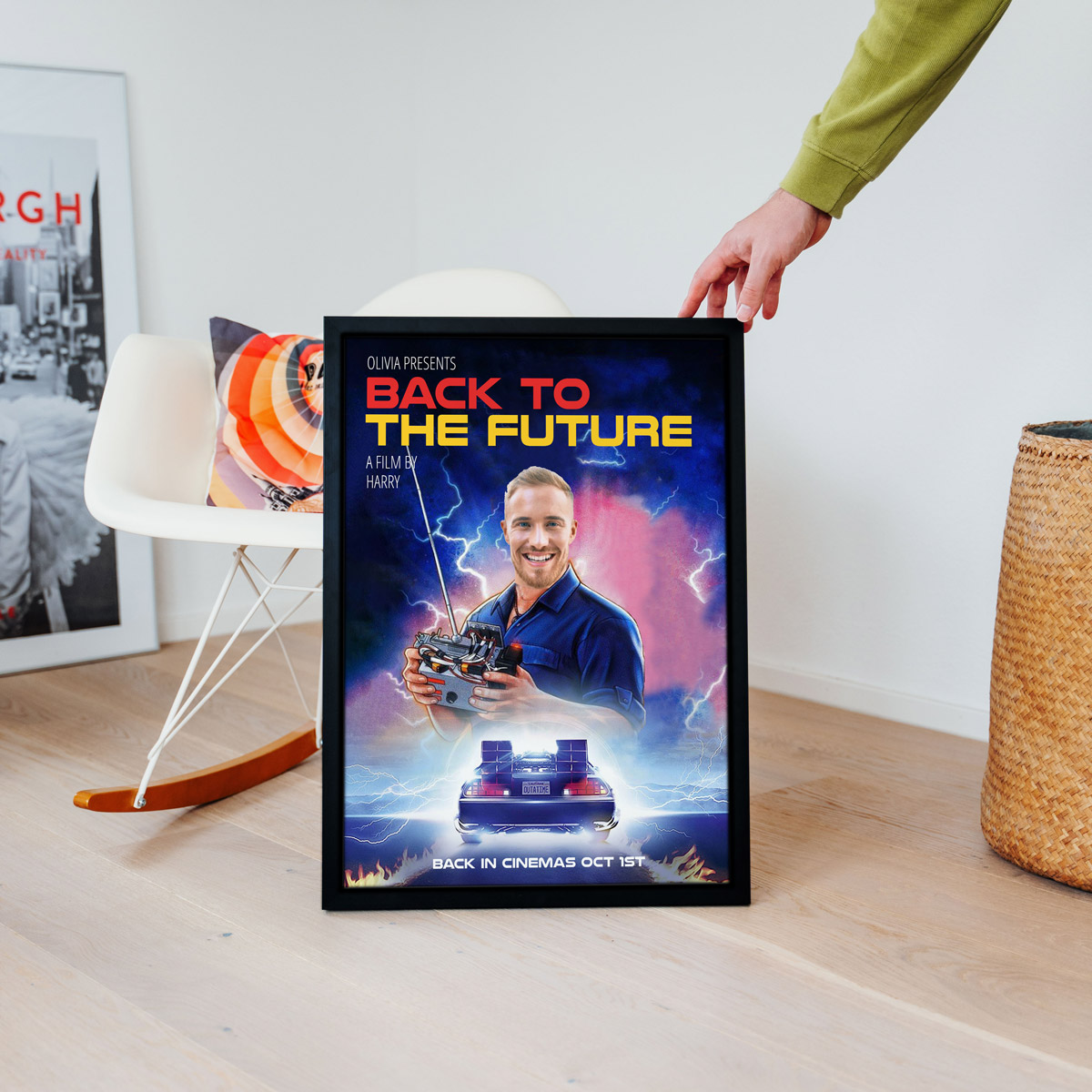 Personalised Back to the Future Movie Poster