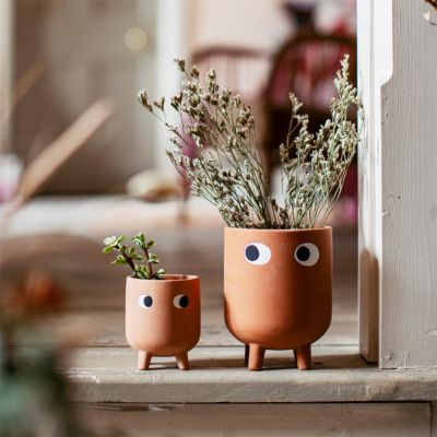 Four-Legged Terracotta Flower Pot