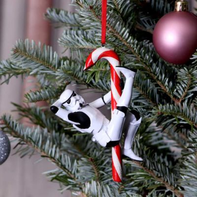 Stormtrooper Candy Cane Christmas Tree Bauble
