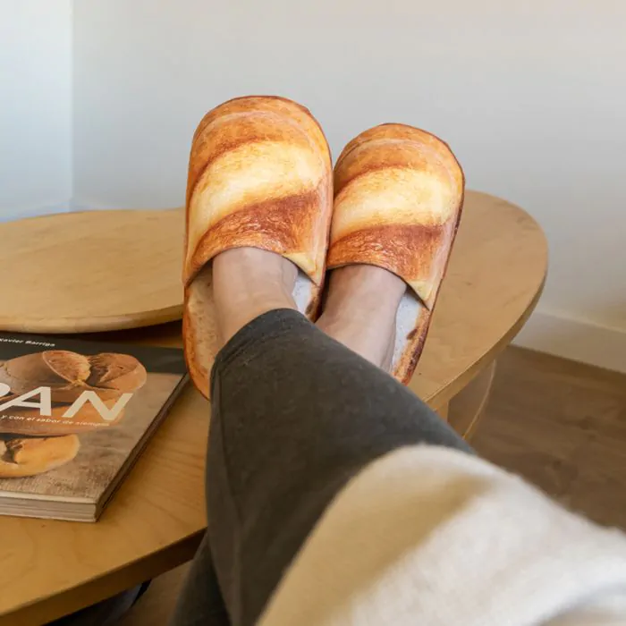 Bread on sale loaf slippers