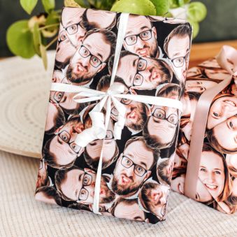 50cm Face Wrap - Personalised Gift Wrap
