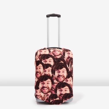 Head Case™ - Personalised Suitcase Cover - All Over M (Cases 64-76cm tall)