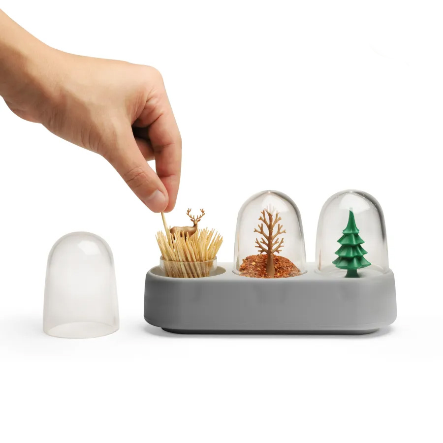 Eco Salt and Pepper Shakers - Forest Edition
