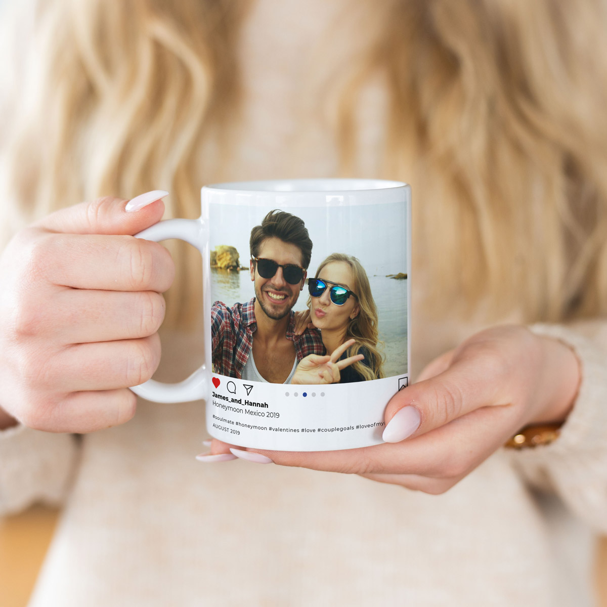 Personalised Instagram-style Mug