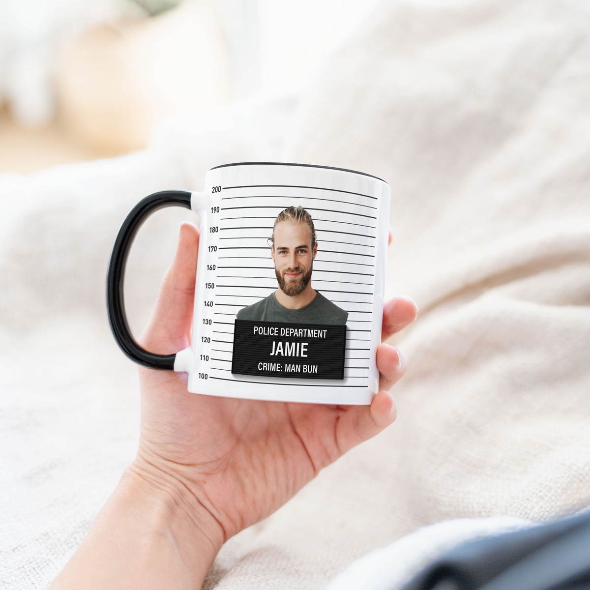 Personalised ‘Mugshot’ Mug