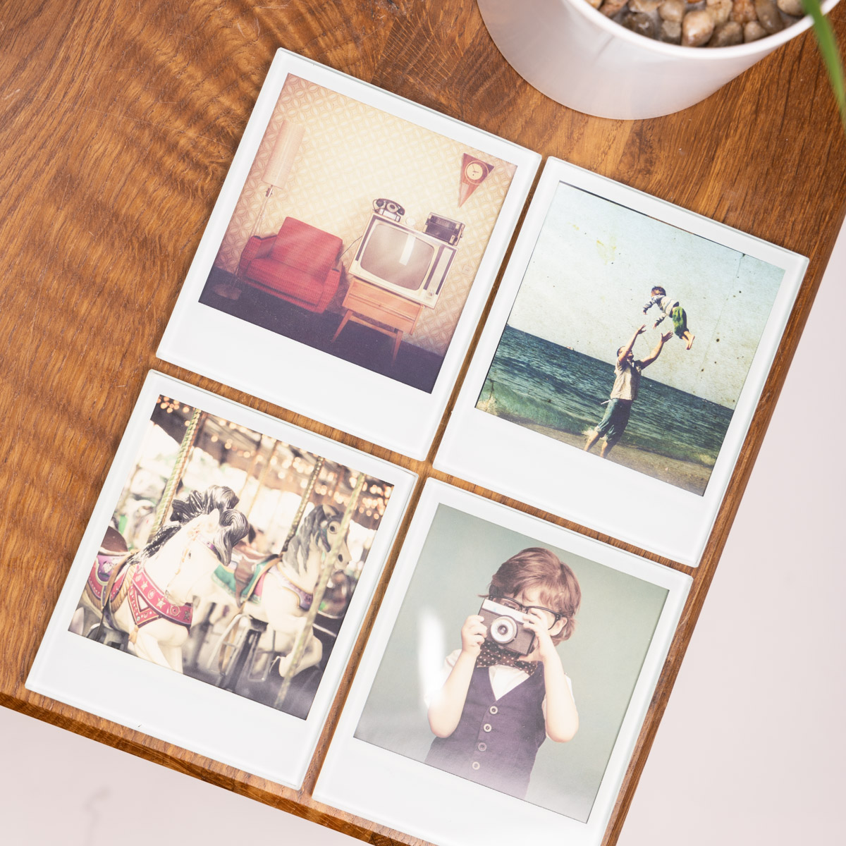 Instant Photo Coasters