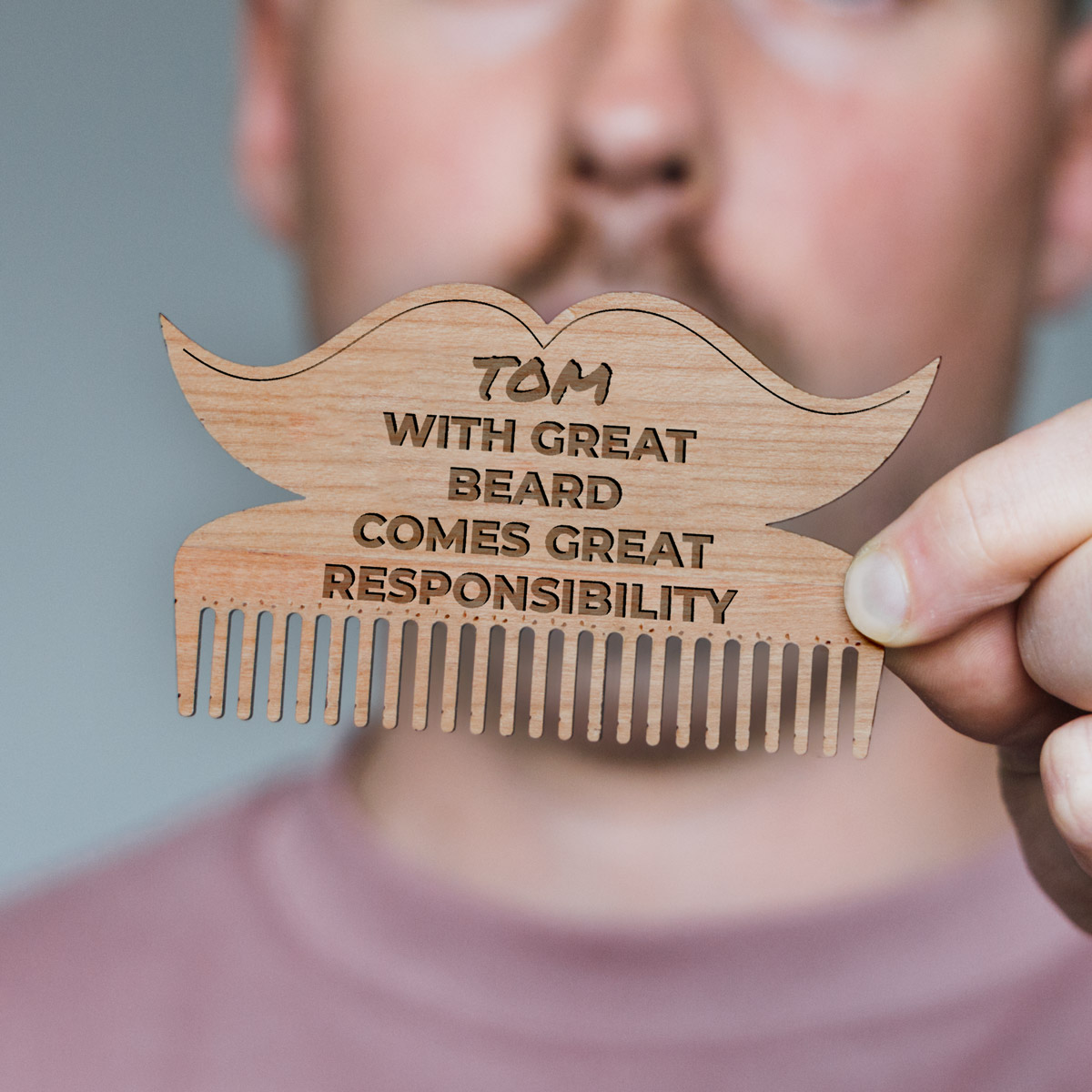 Personalised Beard Comb