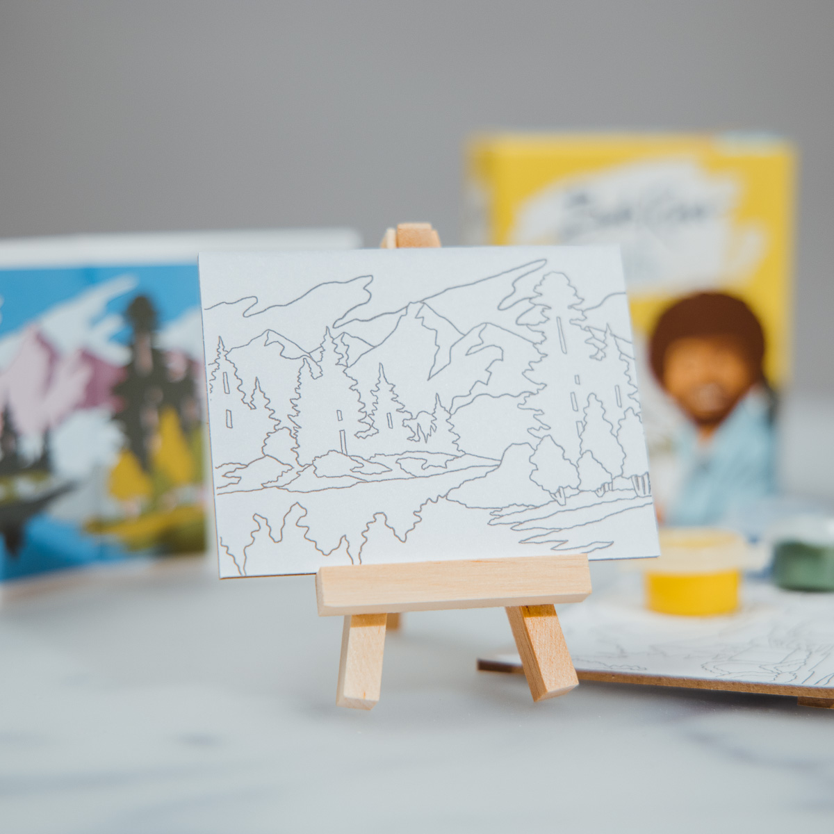 Bob Ross By The Numbers Mini Kit