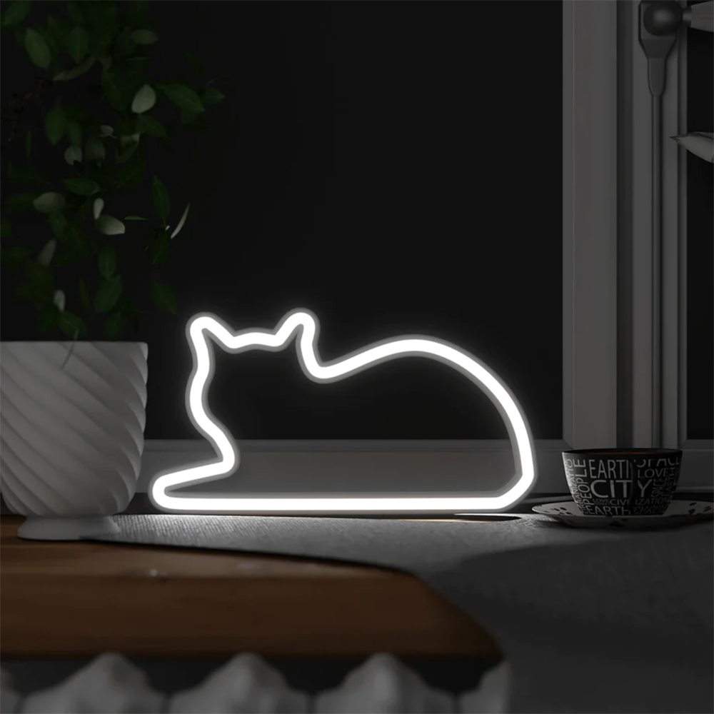 Neon Cat Light