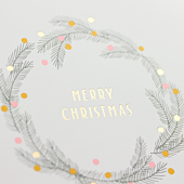 Christmas Wreath Card