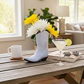 Cowboy Boot Vase