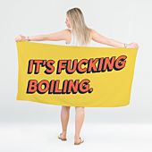 It's F*cking Boiling - Beach Towel