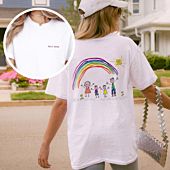 Personalised T-Shirt with Dual-Sided Drawing