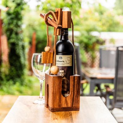The Wine Trap Wooden Puzzle