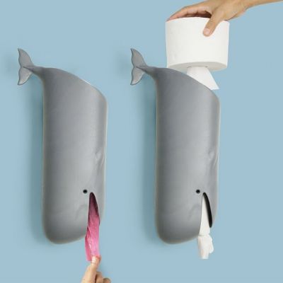 Moby Whale Toilet Paper Dispenser