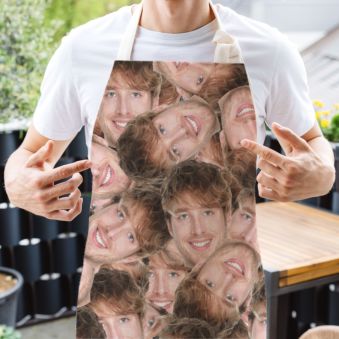 Personalised Face Cooking Apron