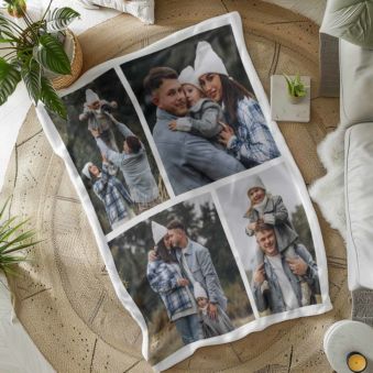 Personalised Blanket with Photo Collage