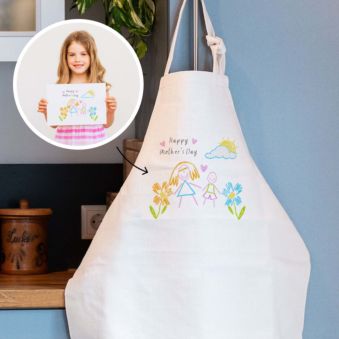 Personalised Apron with Drawing