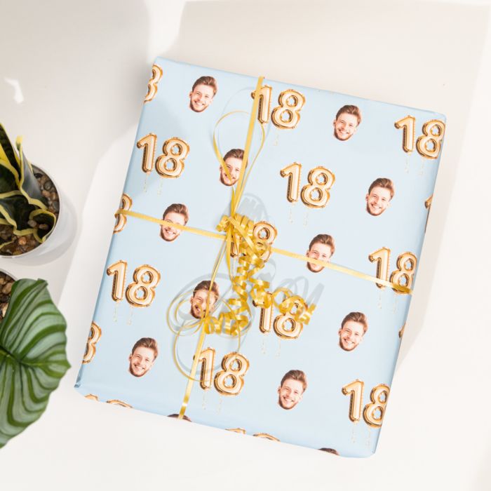 Personalised Milestone Birthday Wrapping Paper