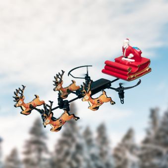 Flying Santa Drone