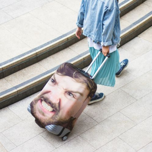 Head Case™ - Personalised Suitcase Cover