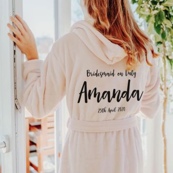Personalised Luxury Dressing Gown - Design