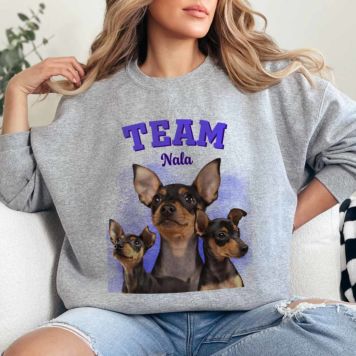Personalised Pet Bootleg Sweatshirt - Design