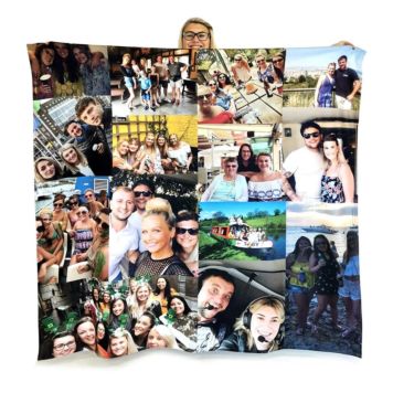 Personalised Fleece Blanket Collage