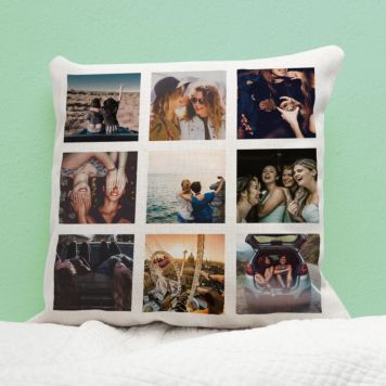 Personalised Photo Mosaic Cushion Cover - Design
