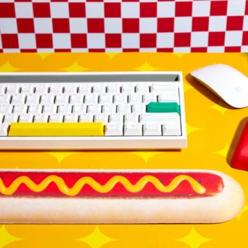 Hot Dog Keyboard Arm Rest