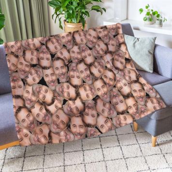 Personalised Multiface Fleece Blanket