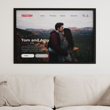 Personalised Netflix-style poster - Design