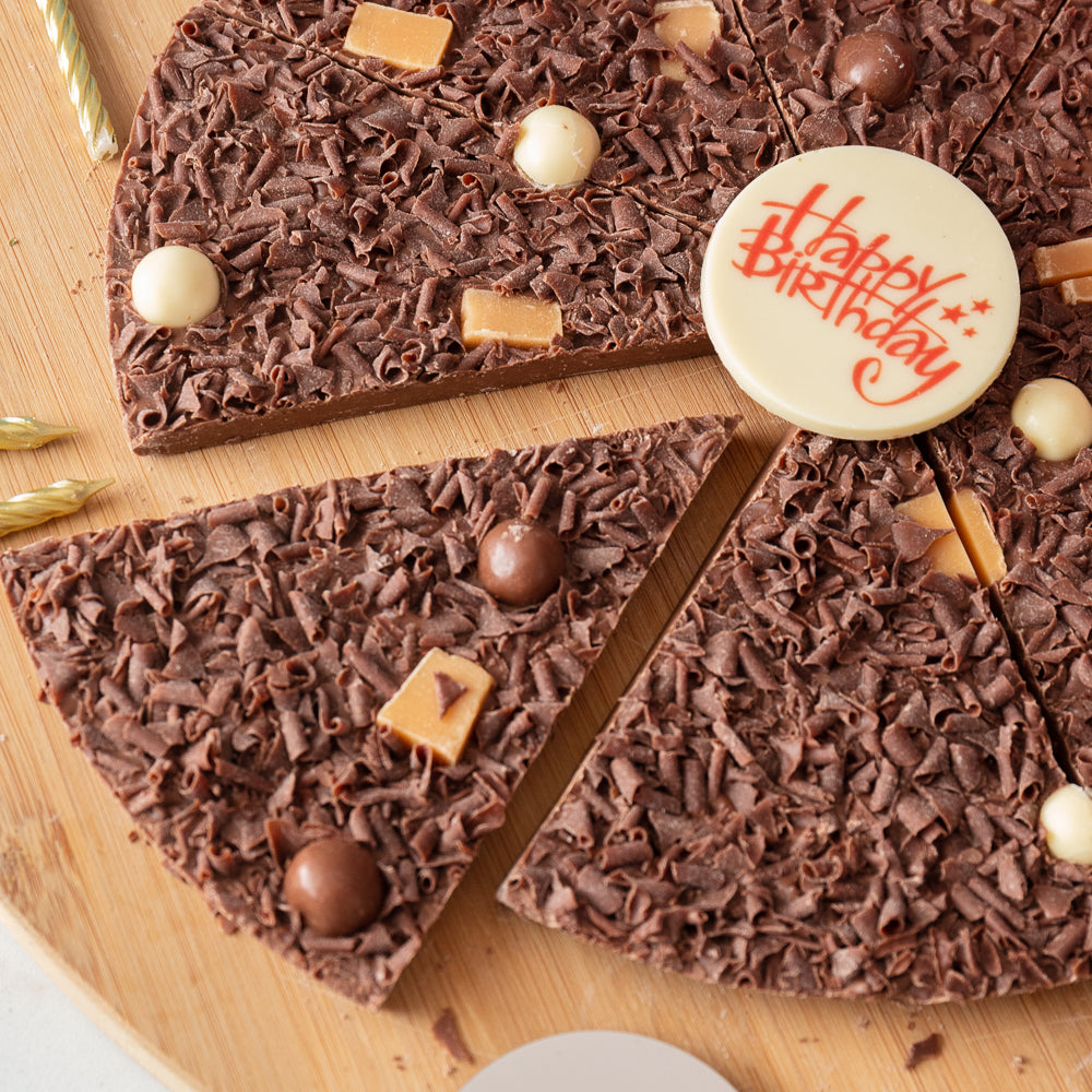 Happy Birthday Chocolate Pizza