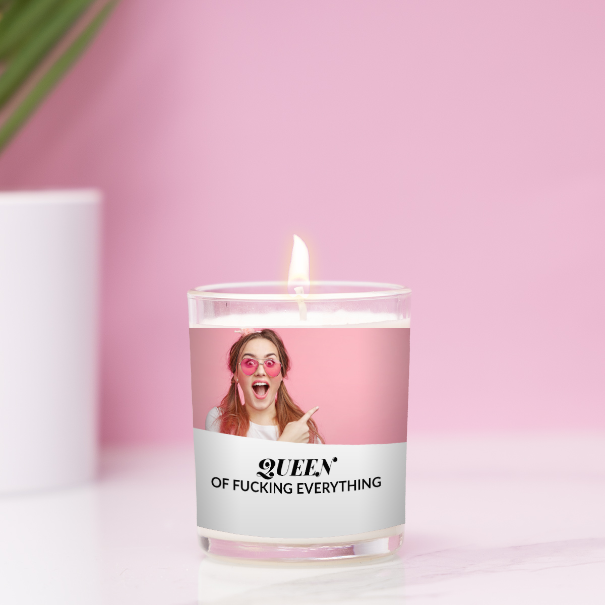 Personalised Candle with Photo and Message