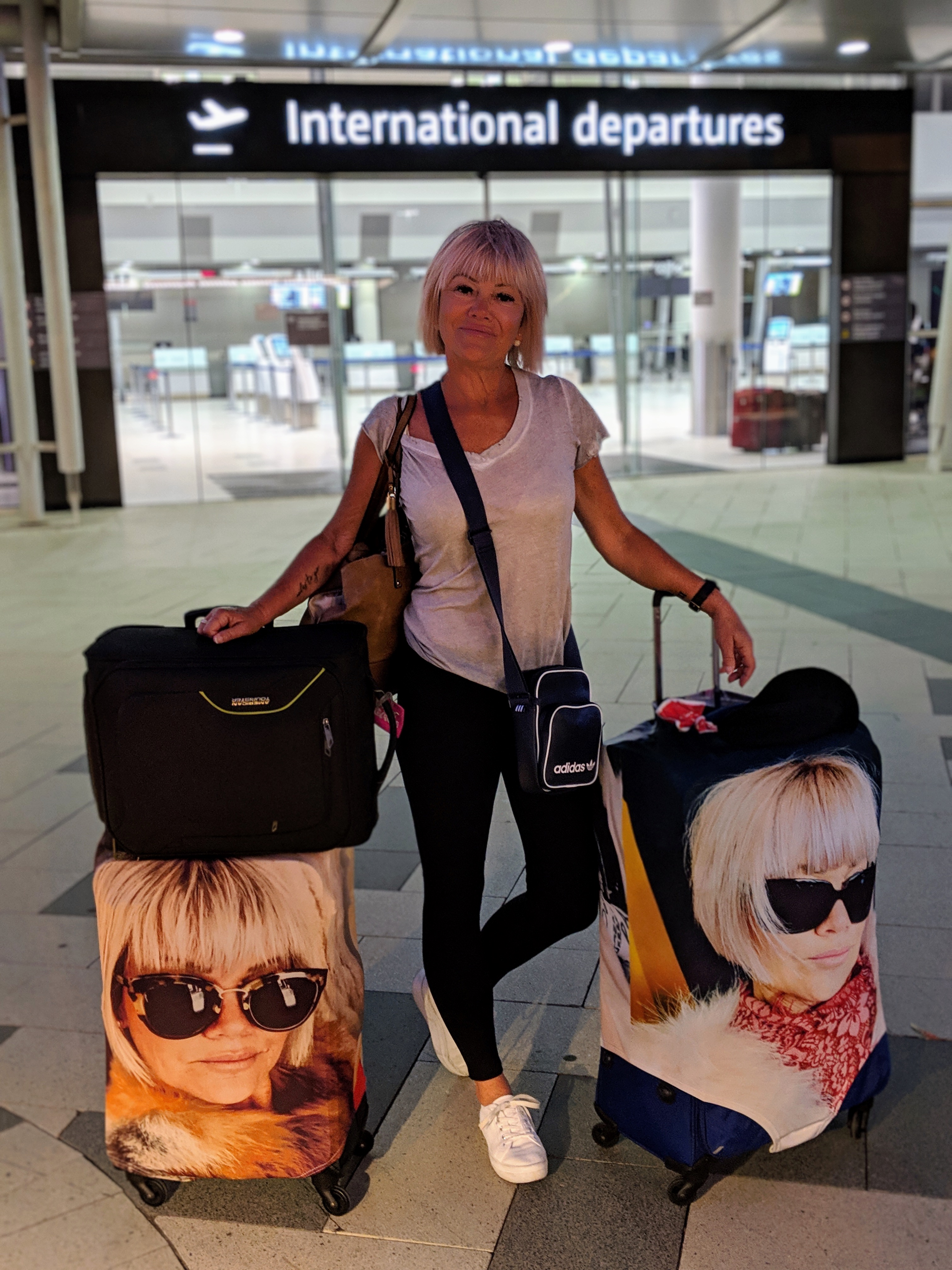 Personalized Face Luggage