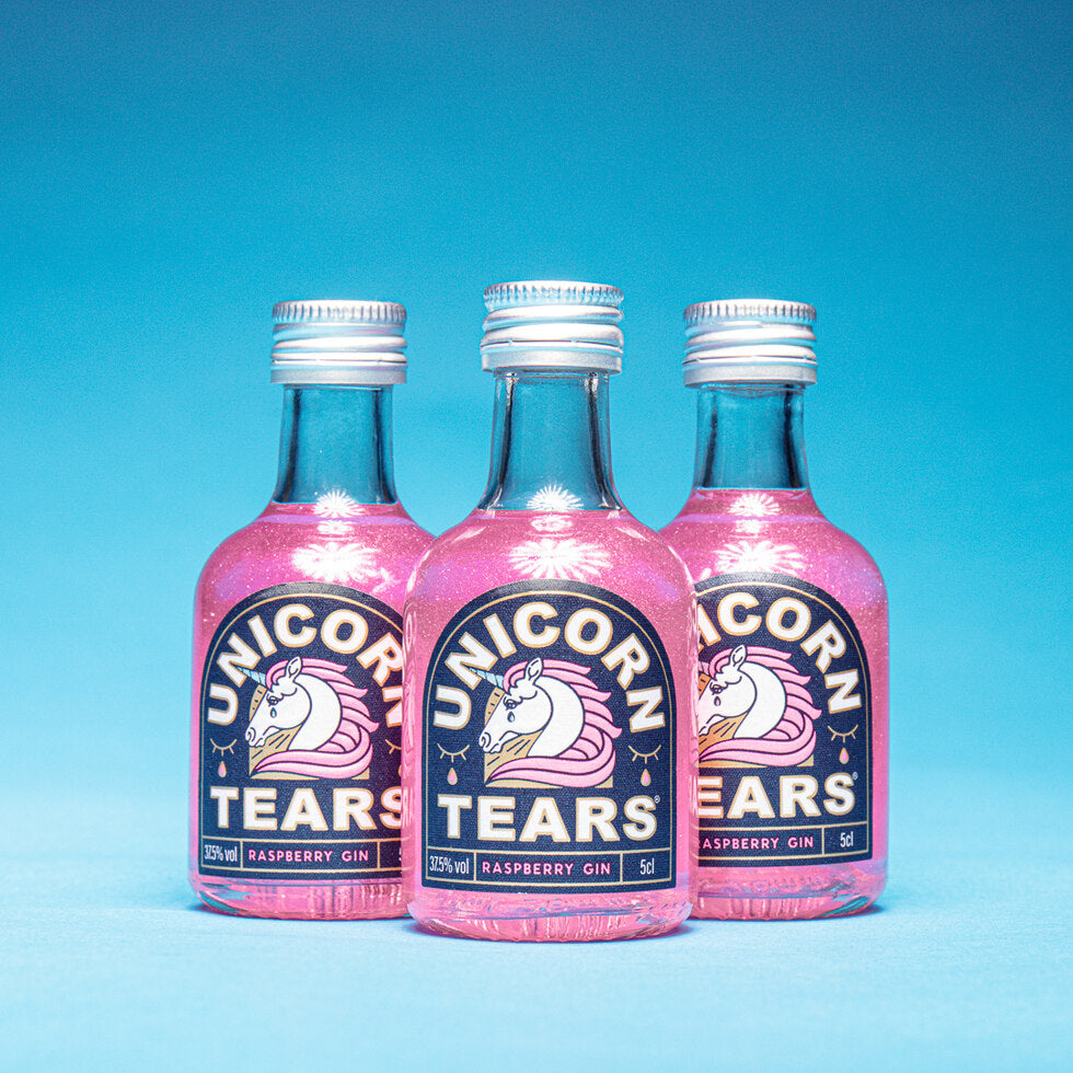 Unicorn Tears® Raspberry Pink Gin Miniature