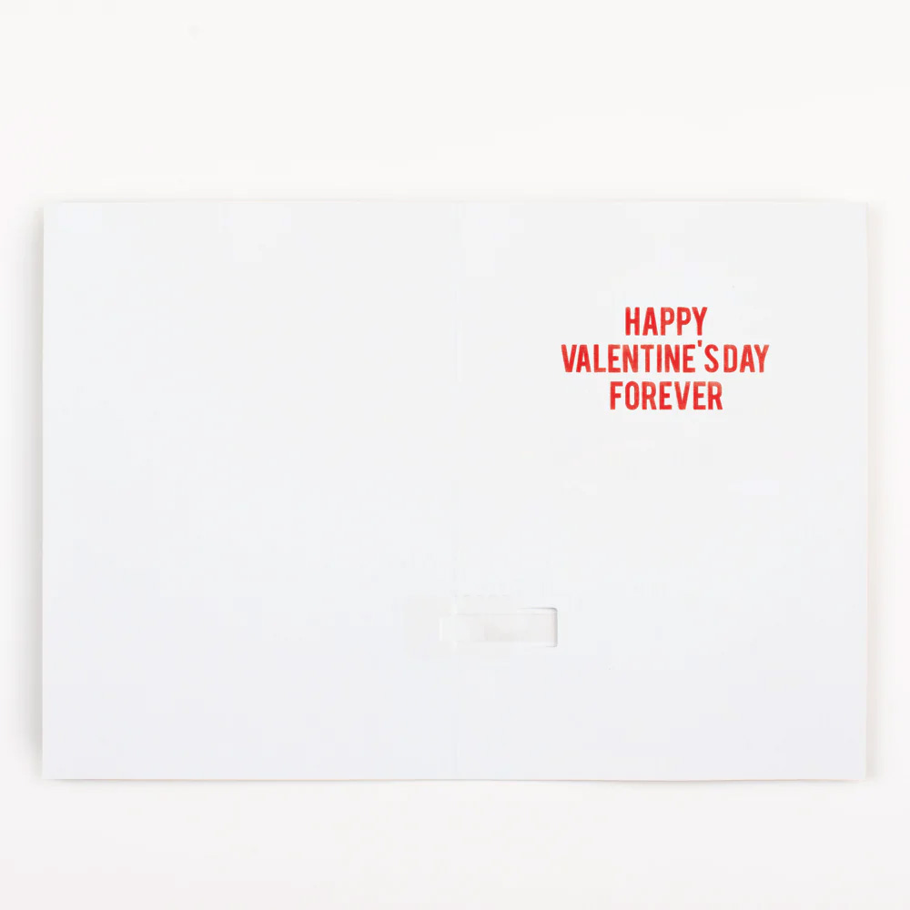 Endless Never Gonna Give You Up Valentine’s Day Card