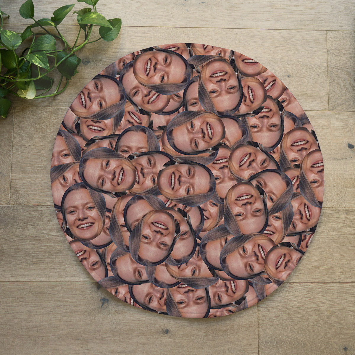 Personalised Face Bath Mat