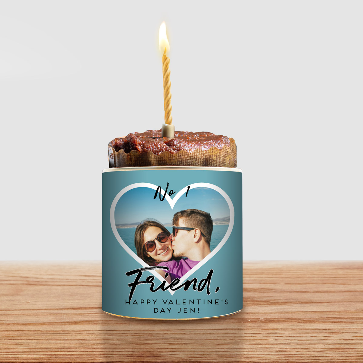 Personalised Heart Cancake