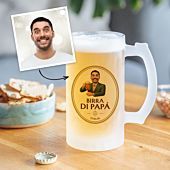 Personalised Beer Stein with Logo and Face
