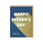 Happy Father’s Day Typographic Card