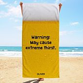 Personalised Beer Towel