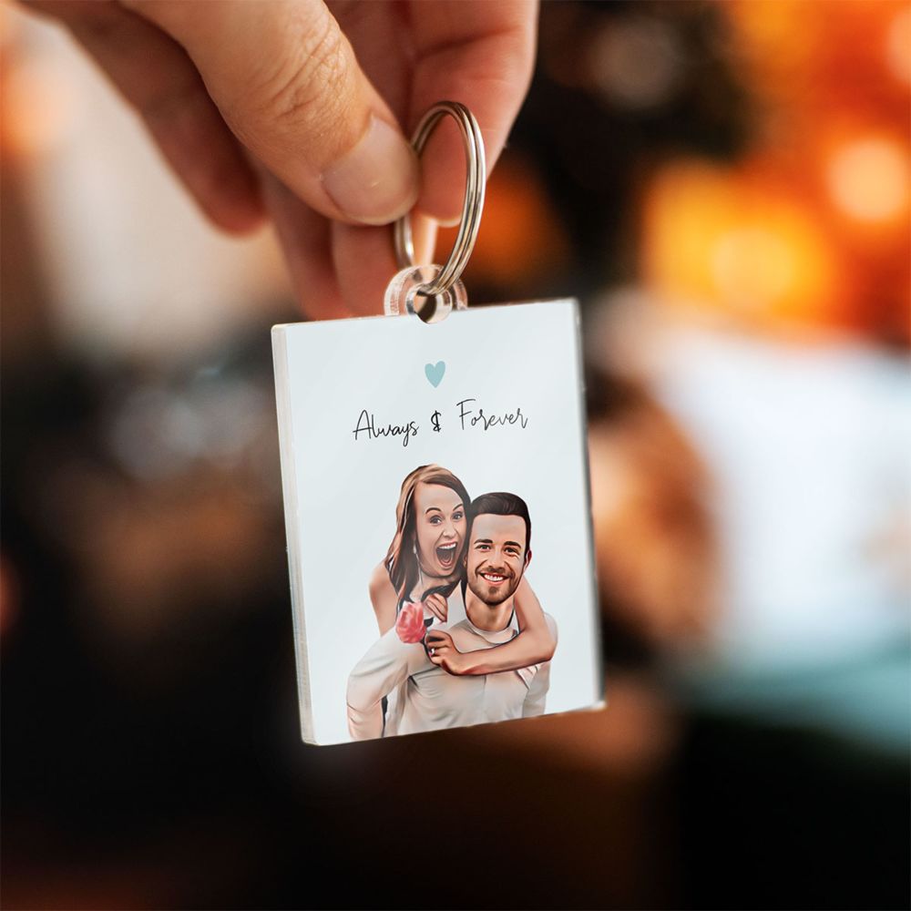 Personalised Toon Yourself Keychain