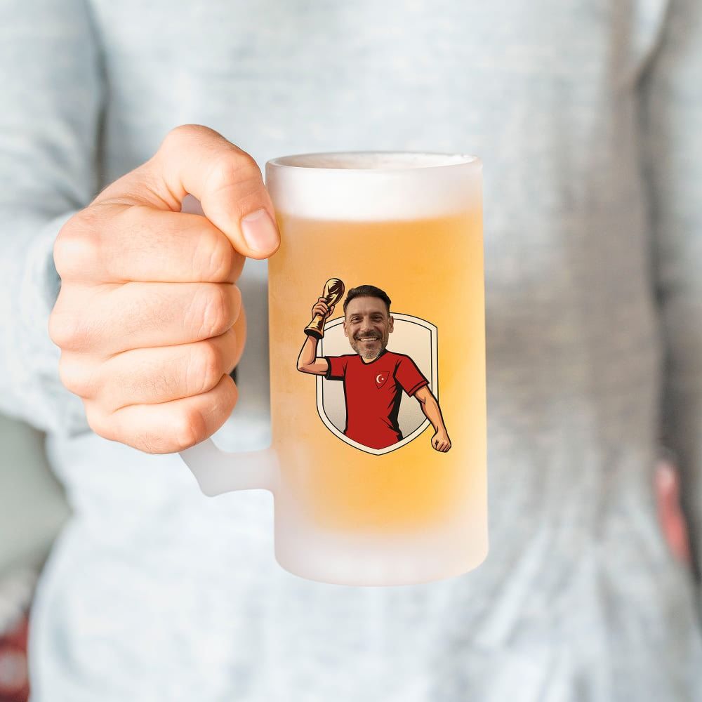 Personalised Beer Mug with Photo