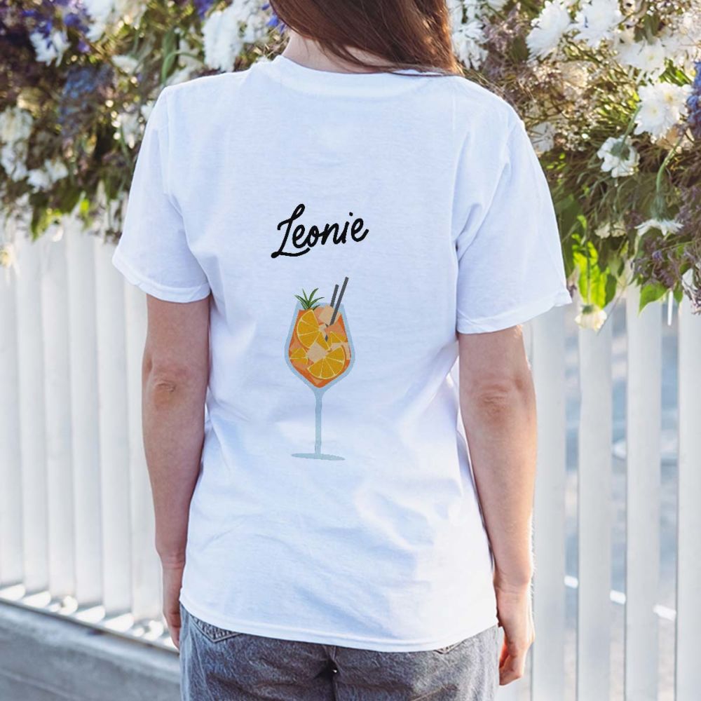 Personalised Aperol Glass T-Shirt