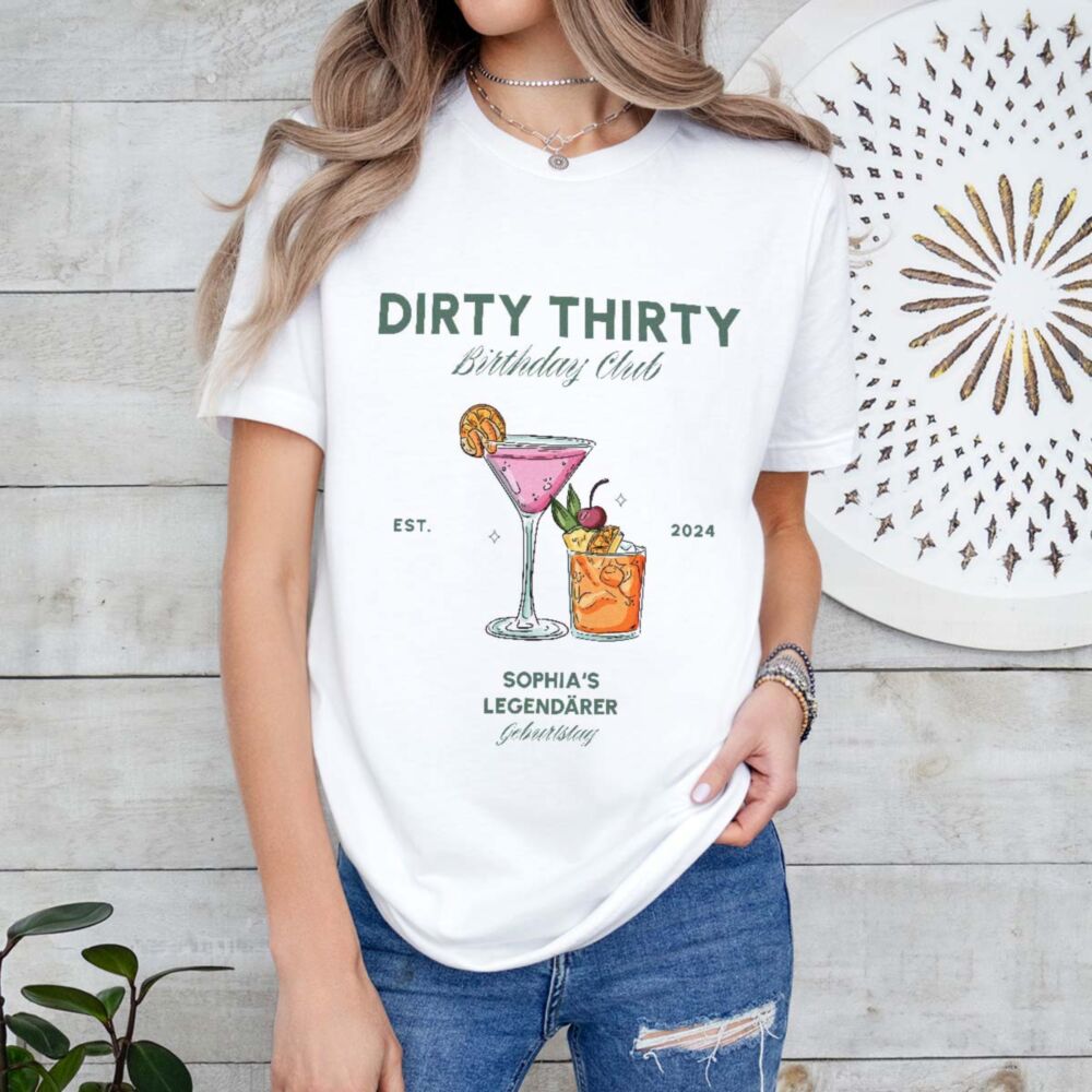 Personalised Cocktail T-shirt