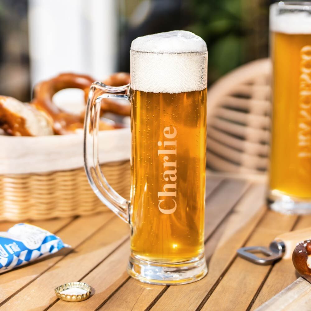 Personalised Beer Glass With Name